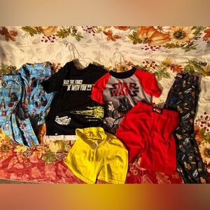 BOYS 6/7 STAR WARS PAJAMA BUNDLE